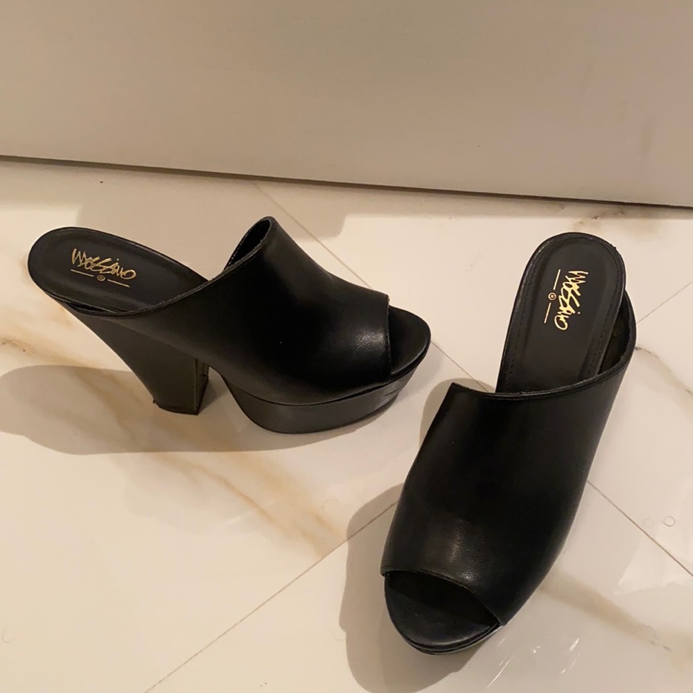 Black heels